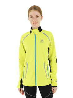 Спортивная куртка женская Odlo Jacket Frequency желтая M
