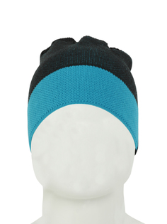 Шапка бини мужская Odlo Hat Light Gage Warm синий, черный , One Size