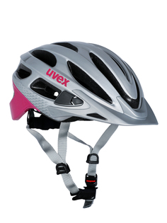 Велошлем Uvex 2022 True Uvex Silver - Fuchsia Silver-Fuchsia (См:52-57)