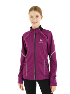 Спортивная куртка женская Odlo Jacket Frequency фиолетовая L