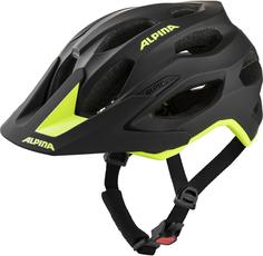 Велошлем Alpina 2022 Carapax 2.0 Black-Neon Yellow Matt (См:57-62)
