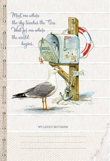 Блокнот Bourgeois 80 листов, 15х20 см, клетка, Почтовый ящик , 9654 (19439)