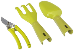 Инструменты Vigar садовые стальные 3 предмета светло-зеленый