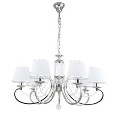 Светильник потолочный с абажуром MW-Light 684013107 Федерика 7*40W E14 220 V люстра