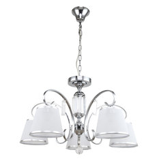 Светильник потолочный с абажуром MW-Light 684013305 Федерика 5*40W E14 220 V люстра