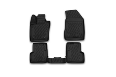 Коврики 3D в салон JEEP Renegade, 2015 -, 4 шт. (полиуретан) Element
