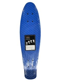Скейтборд-пенниборд X-Match, пластик, 65x18 см, PU колеса, алюмин. креп., синий