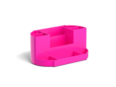 Подставка настольная пластиковая ErichKrause Victoria, Neon Solid, розовый 51485