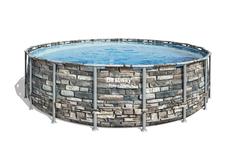 Бассейн каркасный Bestway Power Steel Камень 26000 л 549 х 132 см