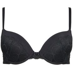 Кружевной бюстгальтер на косточках Grace 36D черный Pretty Polly