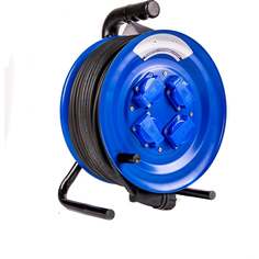 Силовой удлинитель АТЛАНТ КГ 3x2,5 40м на катушке ПРОФ 40027 Atlant