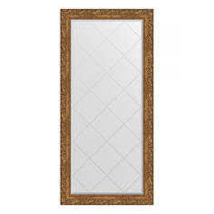 Зеркало настенное с гравировкой в раме Evoform BY 4271 виньетка бронзовая