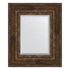 Зеркало настенное в раме Evoform BY 3378 состаренное дерево с орнаментом