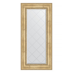 Зеркало настенное с гравировкой в раме Evoform BY 4084 состаренное серебро с орнаментом