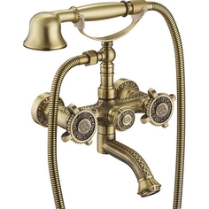 Смеситель для ванны ZorG Sanitary A 2001W-BR