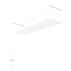 Сушилка потолочная Лиана ПЛЮС 120см белая Garda