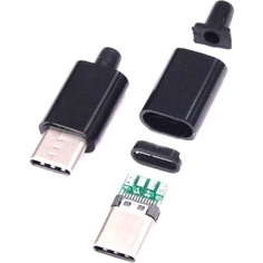 Штекер USB2.0 тип C USB-C Premier 1-803 цифровой разъем под пайку на кабель