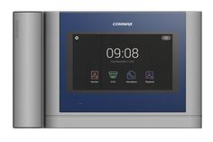 Монитор видеодомофона CDV-704MHA серебристо-синий Commax
