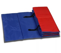 Коврик для фитнеса INDIGO SM-042 blue/red 180 см, 10 мм