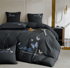 Комплект постельного белья Mency Butterfly сатин в коробке