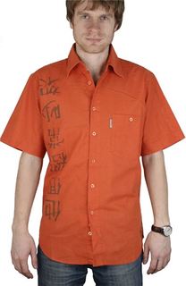 Рубашка мужская Maestro Japan-k оранжевая L