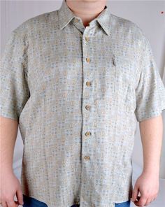 Рубашка мужская Maestro Ethnik 1-K зеленая M