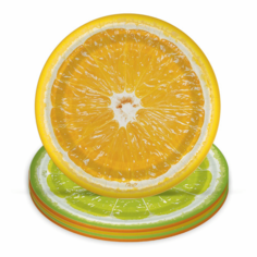 Тарелки одноразовые Priority Фруктовый микс бумага 18 см 6 шт