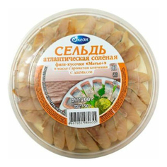 Сельдь Океан Матье филе-кусочки в масле с дымком 200 г
