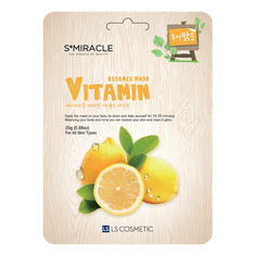 Тканевая маска для лица S+miracle Vitamin Essence Mask увлажняющая 25 мл