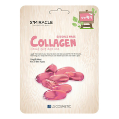 Тканевая маска для лица S+miracle Collagen Essence Mask питательная 25 мл