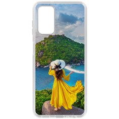 Чехол-накладка Krutoff Clear Case Платье летнее женское для Samsung Galaxy A13 (A135)