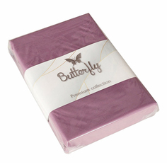 Пододеяльник Butterfly Premium Collection 200x210 см сатин на молнии серо-сиреневый