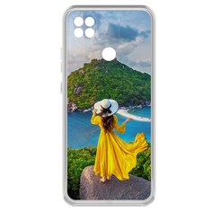 Чехол-накладка Krutoff Clear Case Платье летнее женское для Xiaomi Redmi 10A
