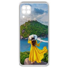 Чехол-накладка Krutoff Clear Case Платье летнее женское для Huawei Nova 6SE