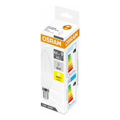 Лампа светодиодная Osram Е14 6,5 Вт свеча матовая