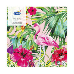 Салфетки Duni Aloha Floral бумажные 33 см 20 шт