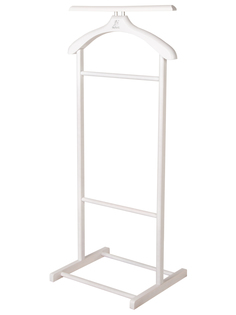 Вешалка костюмная Мебелик ВеРоНа белый