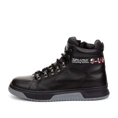 Ботинки мужские quattrocomforto 333-22MZ-009KN черные 41 RU