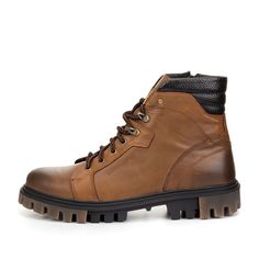 Ботинки мужские quattrocomforto 344-22MZ-002KN коричневые 41 RU