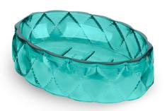 мыльница настольная пластик Хрусталь изумруд PS0116CA-SD Аквалиния