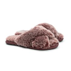 Тапочки женские Emu Australia W12013 бордовые 37 RU