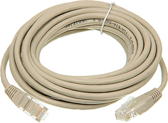 Патч-корд Lanmaster TWT-45-45-5.0-GY UTP cat5E molded 5м серый RJ-45 (m)-RJ-45 (m) No Brand