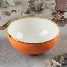 Салатник Magistro «Церера», 1,1 л, 18,5×7,5 см, цвет оранжевый