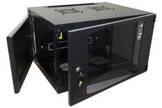 Шкаф коммутационный LANMASTER TWT-CBWNG-12U-6X6-BK No Brand