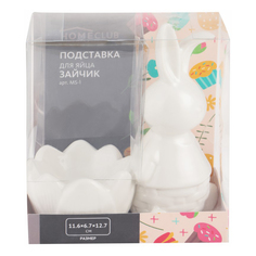Подставка декоративная для яиц пасхальная Homeclub Зайчик