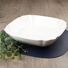 Салатник Маршмеллоу 30,5*30,5*7,5см. v=3000мл. (Минимальная партия 2) (фарфор) KENG-530290 Nouvelle