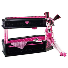 Игровой набор Mattel Draculaura, Jewelry Box Coffin Dead tired, playset, BDC40