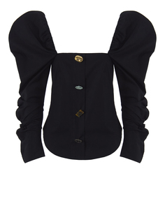 блуза Rejina Pyo C388-OB m черный