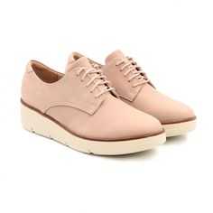 Полуботинки женские Clarks Shaylin Lace 26157516 розовые 38 EU