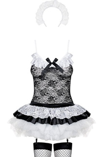 Костюм горничной Obsessive Housemaid L-XL